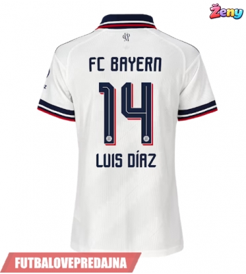 Lacne Ženy Futbalové dres Bayern Munich Luis Diaz #14 2026-27 Krátky Rukáv - Preč